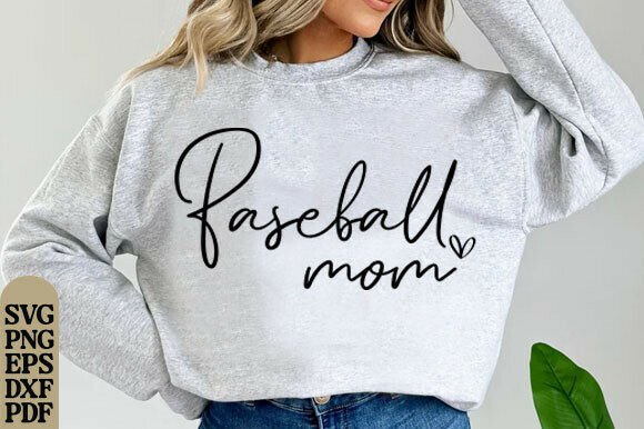 Baseball Mom SVG, PNG Review