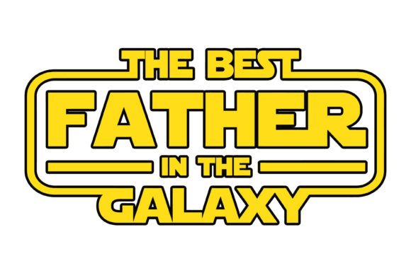 Best Father in the Galaxy SVG
