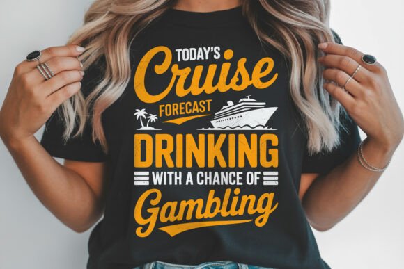 Cruise Forecast Drinking Gambling SVG