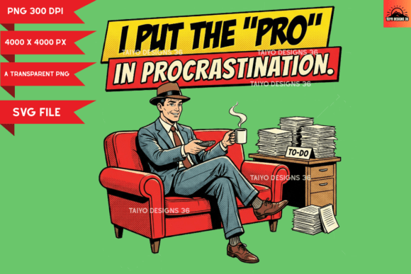 Funny Sarcastic Retro Gentleman PNG SVG