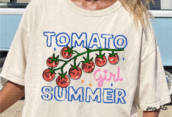 Hand Drawn PNG Summer Tomato
