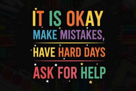 It is Okay Self-Acceptance Quote Design
