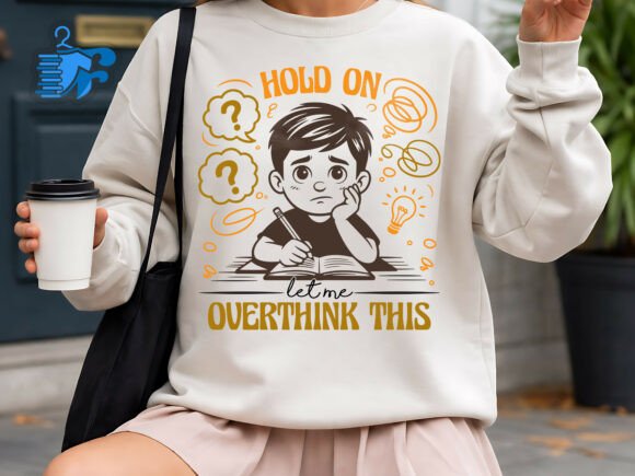 Overthinking Quote Typography Design