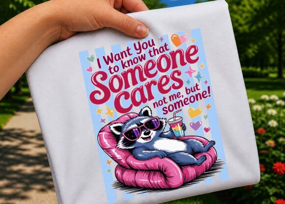 Someone Cares Sarcastic Raccoon PNG