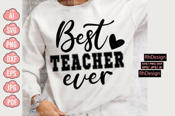 Stripes Teacher Appreciation Quote PNG